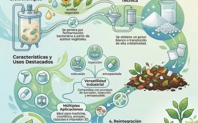 Así es el proceso de producción biotecnológica del PHB de Bionbax